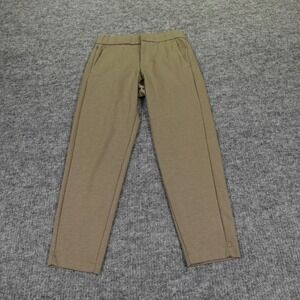 Bonobos Off Duty Pants Men XS Short Green Stretch Pull On Casual Tapered Leg‎